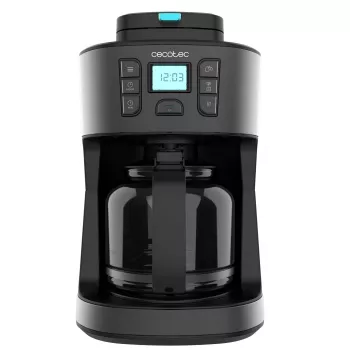 Cecotec Coffee 66 Grind & Drop kavos virimo aparatas su kūginiu malūnėliu, 1,2 l, 900 W, juodas