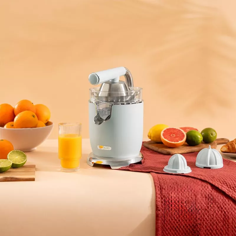 Cecotec Xqueeze RetroJuice 1000 lėtas sulčiaspaudė, mėlyna