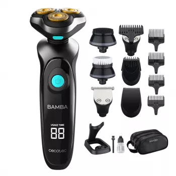 Cecotec Bamba PrecisionCare TwistGroom 10-in-1 Multi-Groomer, Juoda