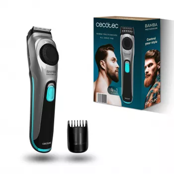 Cecotec PrecisionCare AllDrive Pro barzdos kirpimo mašinėlė su 19 ilgio nustatymų 1–10 mm, 75 min. veikimo laiku