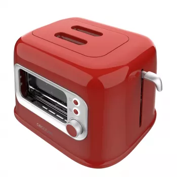Cecotec RetroVision Red Toaster 850W 2 Slots