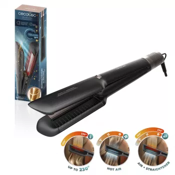 Cecotec Air Lisse Black karšto oro šepetys plaukams tiesinti 1000 W