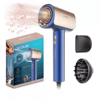 Cecotec DryGlam Nano Plasma Hair Dryer 2200W Blue