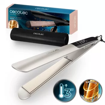 Cecotec Lisse Keratin Essence Champagne Hair Straightener