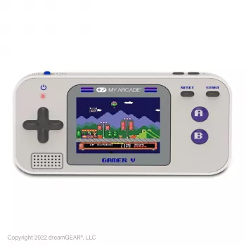 dreamGEAR My Arcade Gamer V Classic Nešiojama Žaidimų Konsolė su 220 Žaidimų Pilkai Violetinė