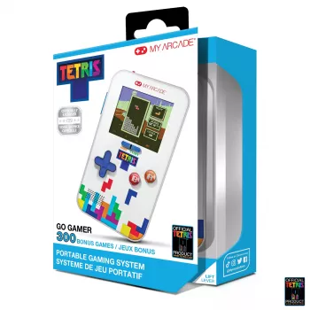 DreamGEAR My Arcade Go Gamer Tetris (DGUNL-7029) – Nešiojama žaidimų konsolė, juoda/raudona