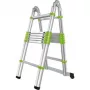FIELDMANN Teleskopinės Kopėčios FZZ 4006 - 3.8m, 13 Pakopų, 150kg Talpa, Aliuminio Lydinys