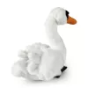 Rappa Eco-Friendly Realistic Swan Plush Toy 20 cm White