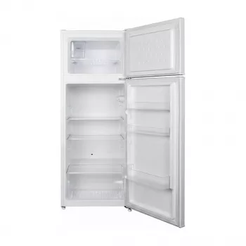 CHiQ CTM216LWD Laisvai pastatomas šaldytuvas-šaldiklis 211L, 170L šaldytuvas, 41L šaldiklis, baltas, LED apšvietimas, reversinės durelės, energijos klasė D