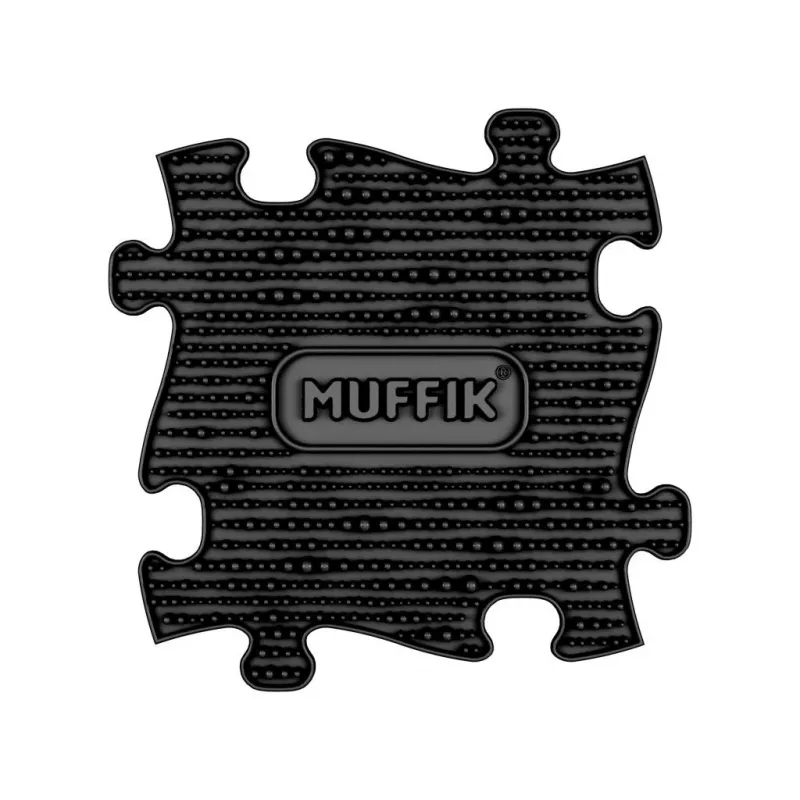 Muffik ortopedinis sensorinis kilimėlių rinkinys 6-in-1 Baby Black & White 6 dėlionės kilimėliai sensoriniam žaidimui Muffik MFK-023-3