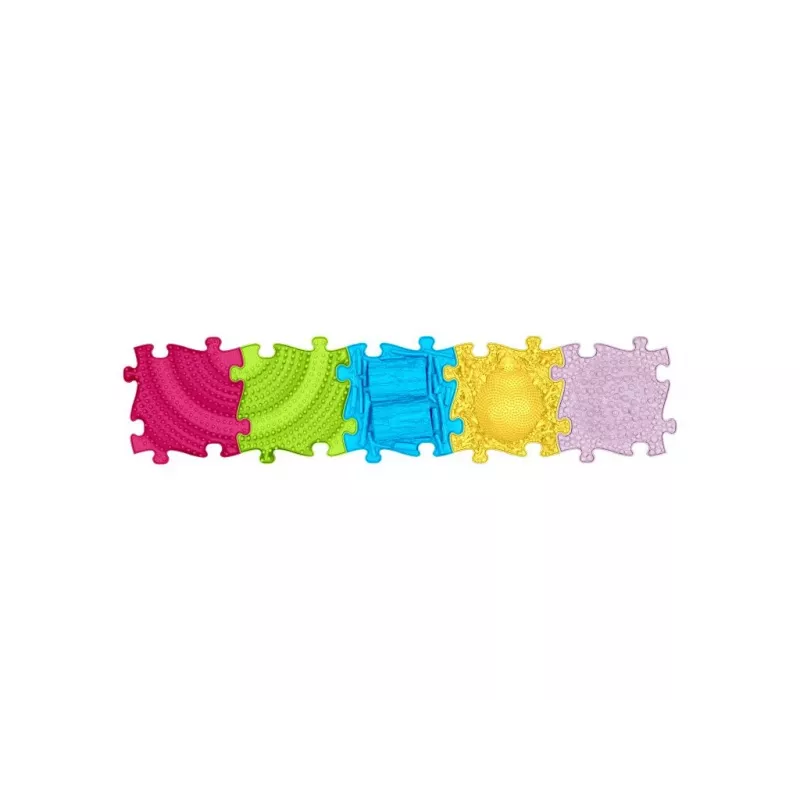 Muffik Orthopedic Sensory Mat Set 5-in-1 Medium 5 Puzzle Pieces