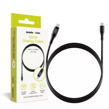 Mobile Origin 100W Display Cab USB-C į USB-C CB2 1.5m