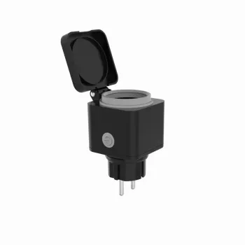 Tesla Smart Plug SP400 Outdoor WiFi Smart Plug with Energy Monitoring, IP44, 16A, 3680W, Schuko