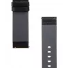 Tactical Leather Band 22mm juodas odinis laikrodžio dirželis