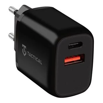 Tactical Base Plug Dual Black automobilinis įkroviklis su 2 USB-A prievadais, 3.1A, 15.5W