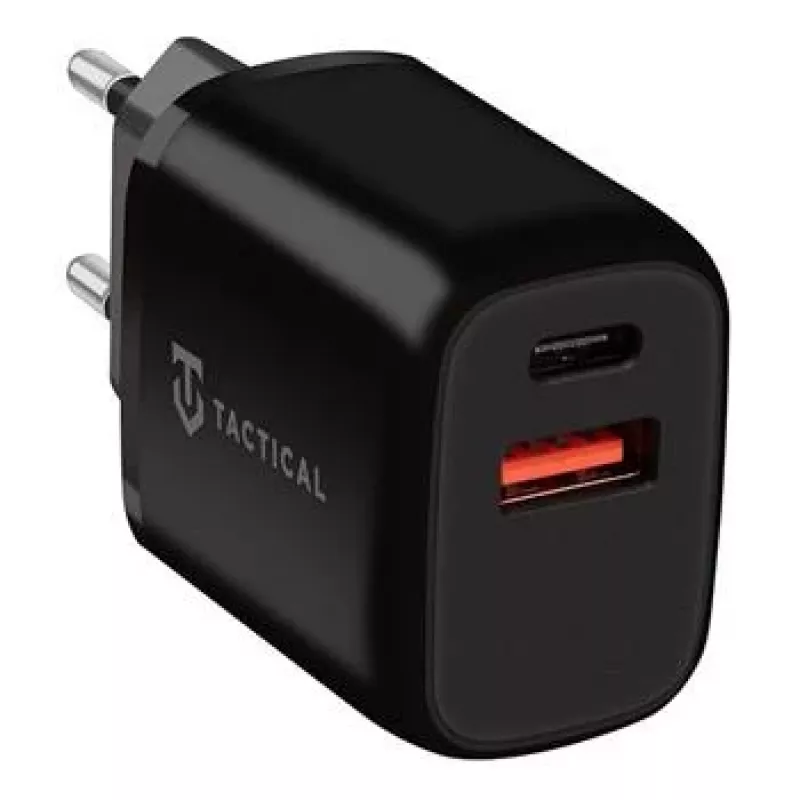 Tactical Base Plug Dual Black automobilinis įkroviklis su 2 USB-A prievadais, 3.1A, 15.5W