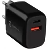 Tactical Base Plug Dual Black automobilinis įkroviklis su 2 USB-A prievadais, 3.1A, 15.5W