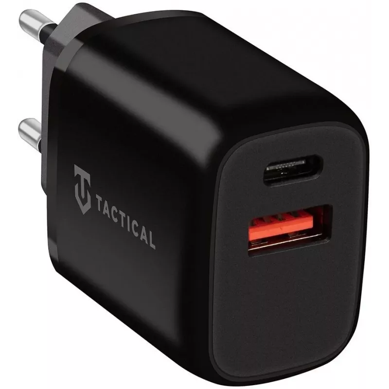 Tactical Base Plug Dual Black automobilinis įkroviklis su 2 USB-A prievadais, 3.1A, 15.5W