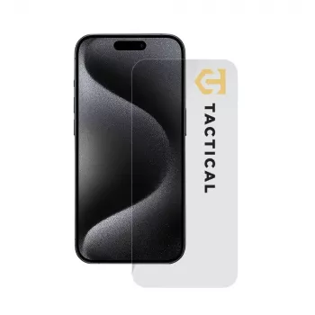 Tactical Glass Shield 2.5D iPhone 15 Pro Skaidrus