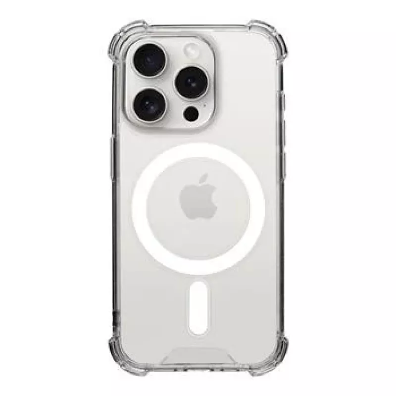 Tactical Back Cover MagForce Plyo, skirta iPhone 15 Pro, permatoma