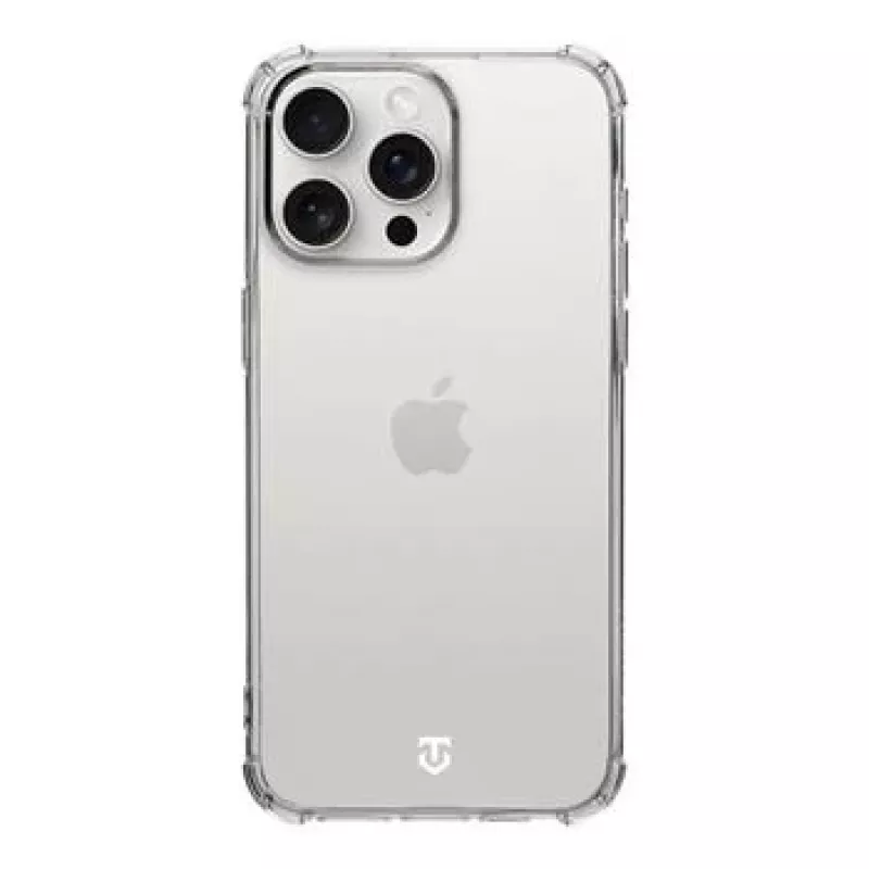 Tactical Plyo TPU galinis dangtelis iPhone 15 Pro telefonui, permatomas