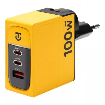 Įkroviklis „Tactical Nett Warrior GaN 100W Yellow Charger“