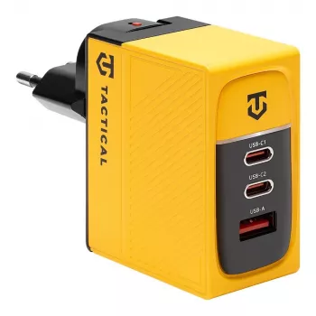 Įkroviklis „Tactical Nett Warrior GaN 100W Yellow Charger“