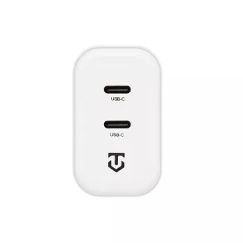 Tactical Base Plug Dual 40W White GaN Wall Charger