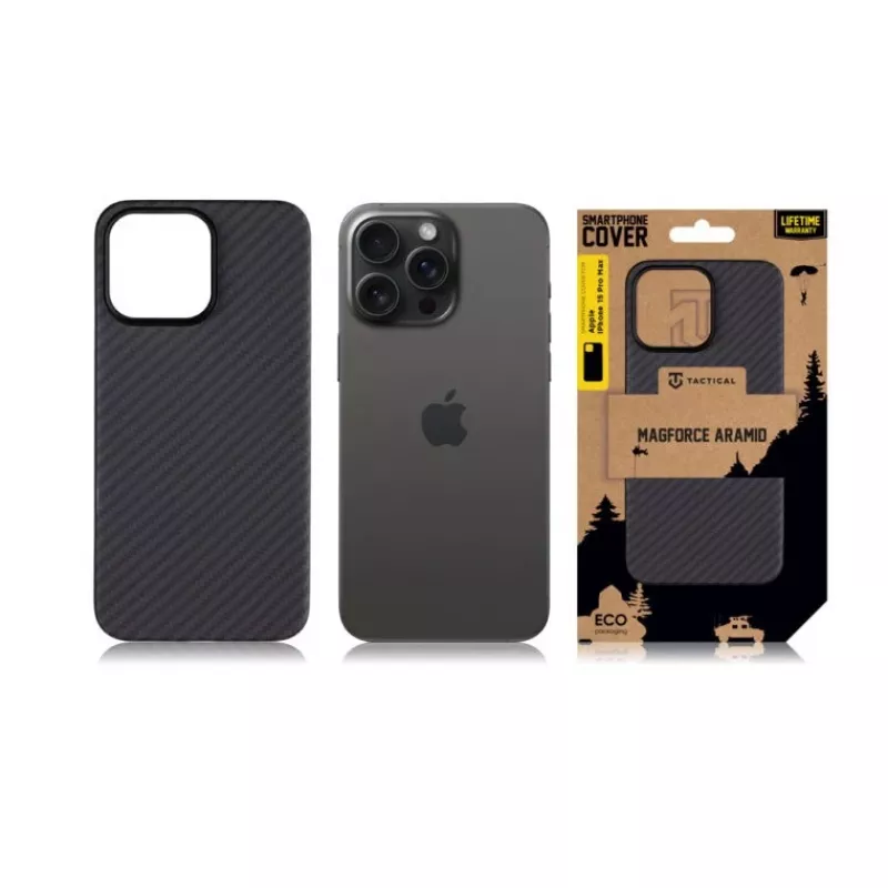 Tactical Back Cover MagForce Aramid Galaxy S24+ Black