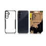 Tactical galinis dangtelis Quantum Stealth Galaxy A35 5G permatomas/juodas