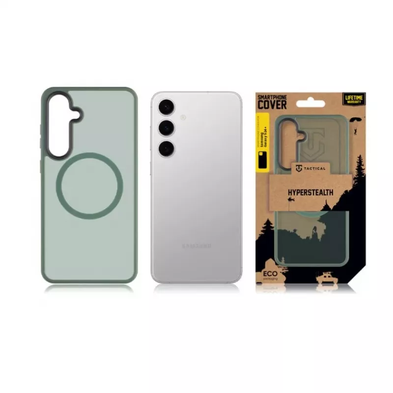 Tactical Back Cover MagForce Hyperstealth Galaxy S24+ Forest Green