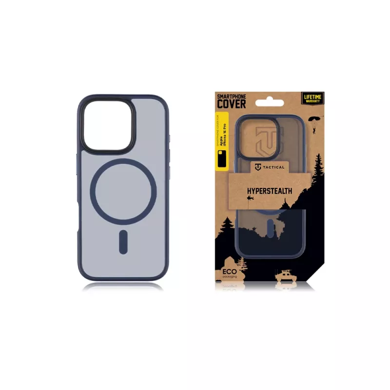 Taktinis Dangtelis MagForce Hyperstealth, skirtas Apple iPhone 16 Pro, giliai mėlynas