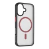 Tactical nugarėlė MagForce Hyperstealth 2.0, skirta iPhone 16, juoda/raudona
