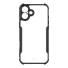 Tactical Back Cover Quantum Stealth iPhone 16 Plus Clear/Black