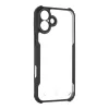 Tactical Back Cover Quantum Stealth iPhone 16 Plus Clear/Black
