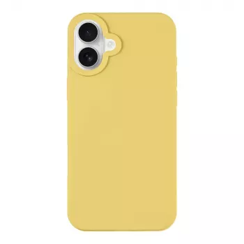 Tactical Back Cover MagForce Velvet Smoothie, iPhone 16 Plus, Banana Yellow