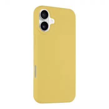 Tactical Back Cover MagForce Velvet Smoothie, iPhone 16 Plus, Banana Yellow