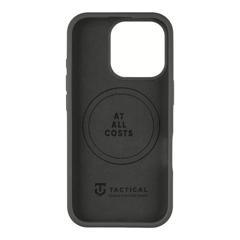 Tactical Back Cover MagForce Velvet Smoothie, skirtas Apple iPhone 16 Pro - Midnight Black