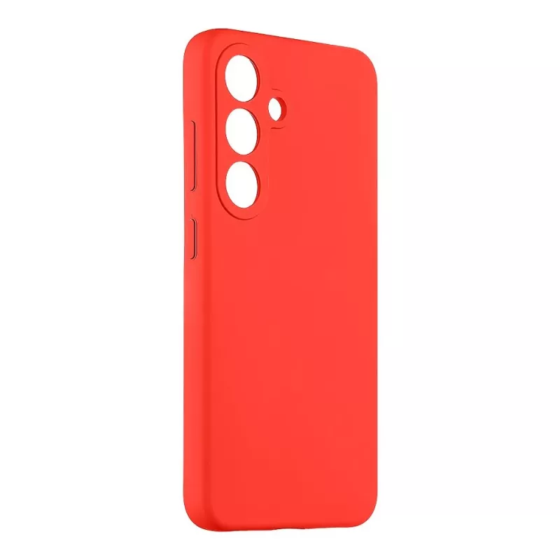 Tactical Back Cover Velvet Smoothie, skirtas Samsung Galaxy S25 - Chilli Red
