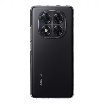 Tactical galinis dangtelis TPU, skirtas Xiaomi Redmi Note 14 Pro 5G, permatomas