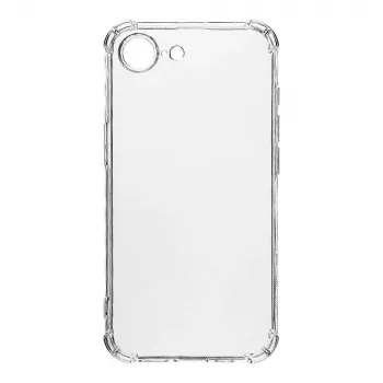 Tactical nugarėlės dangtelis TPU Plyo, skirtas iPhone 16e/17e, permatomas