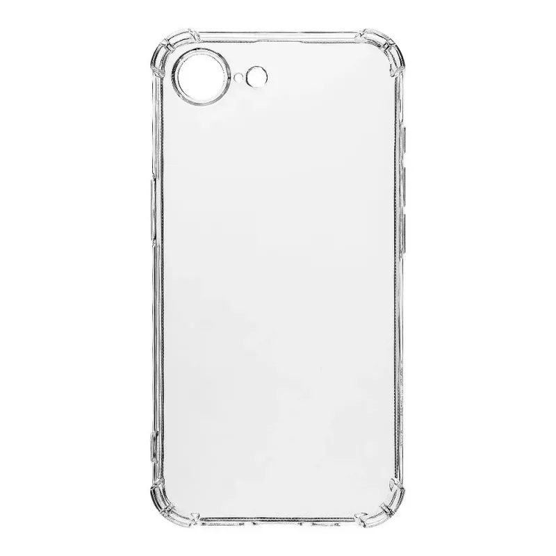 Tactical nugarėlės dangtelis TPU Plyo, skirtas iPhone 16e/17e, permatomas
