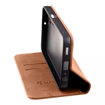 Tactical Book Cover Xproof, skirta Samsung Galaxy A36 5G, purvo rudos spalvos
