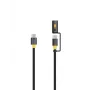 Tactical Stinger Laidas USB-C / USB-C Juodas