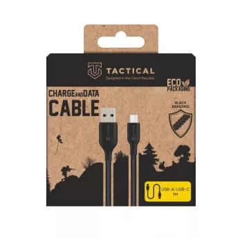 Tactical Stitch Thread Cable USB-A/USB-C Black - Laidas - Skaitmeniniai/Duomenys