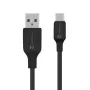 Tactical Stitch Thread Cable USB-A/USB-C Black
