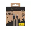 Tactical Stitch Thread Cable USB-A/USB-C Black