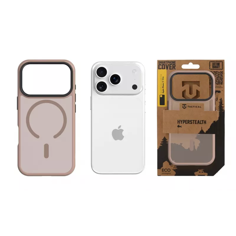 Tactical nugarėlės dangtelis MagForce Hyperstealth, skirtas iPhone 17 Pro - Stealth Black