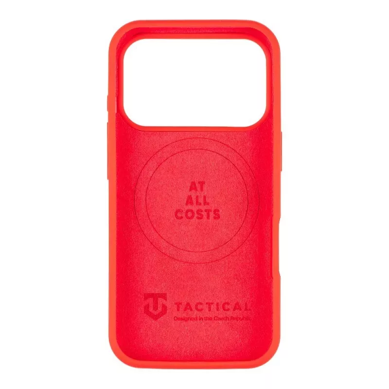 Tactical MagForce Velvet Smoothie Back Cover for iPhone 17 Pro - Chilli Red