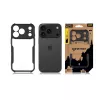 Tactical Back Cover Quantum Stealth iPhone 17 Pro skaidrus/juodas